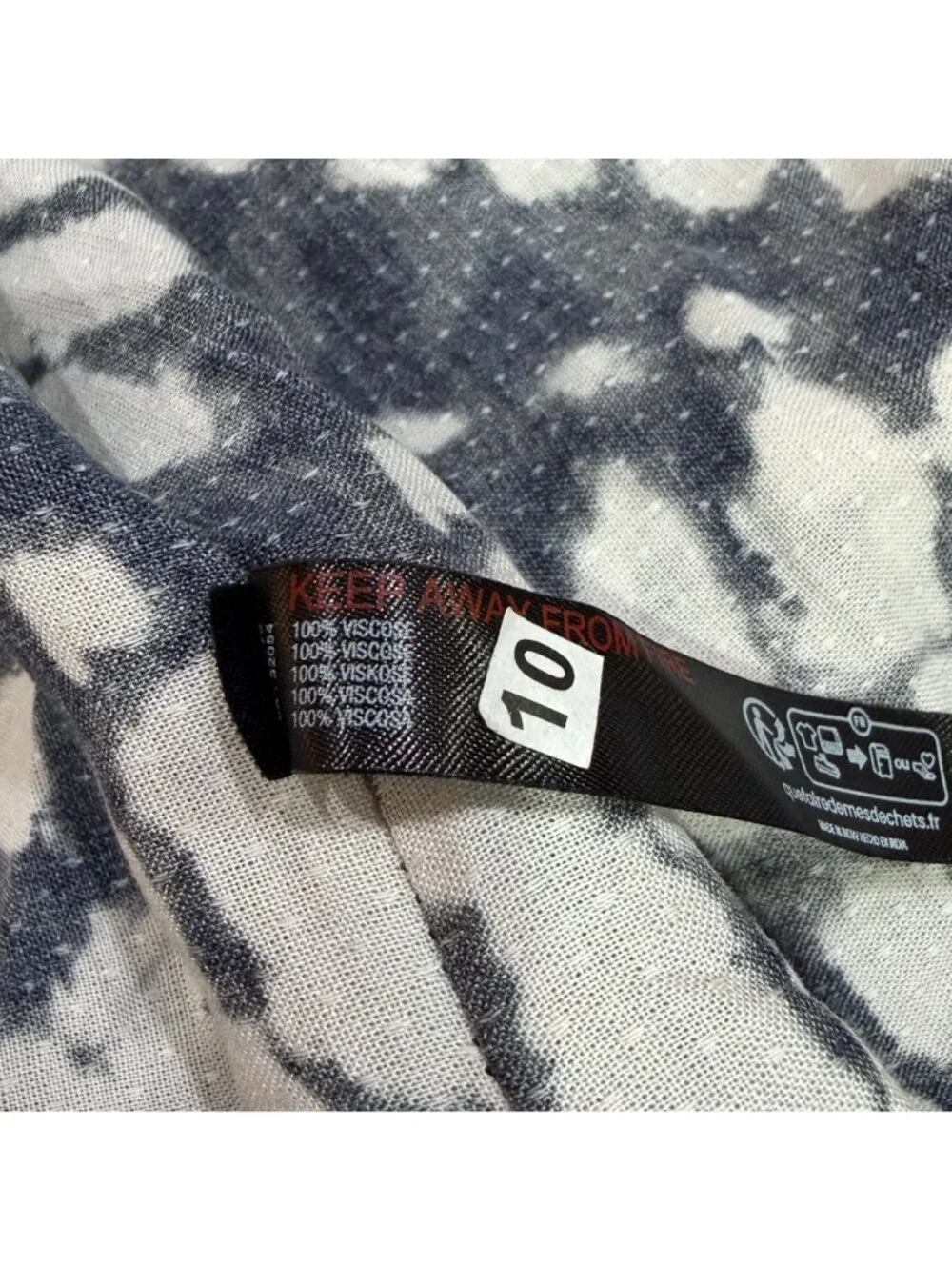 Anthropologie Batik Printed Maxi Swim Robe Kaftan Kimono Duster Maxi Size XS/S - Picture 9 of 9